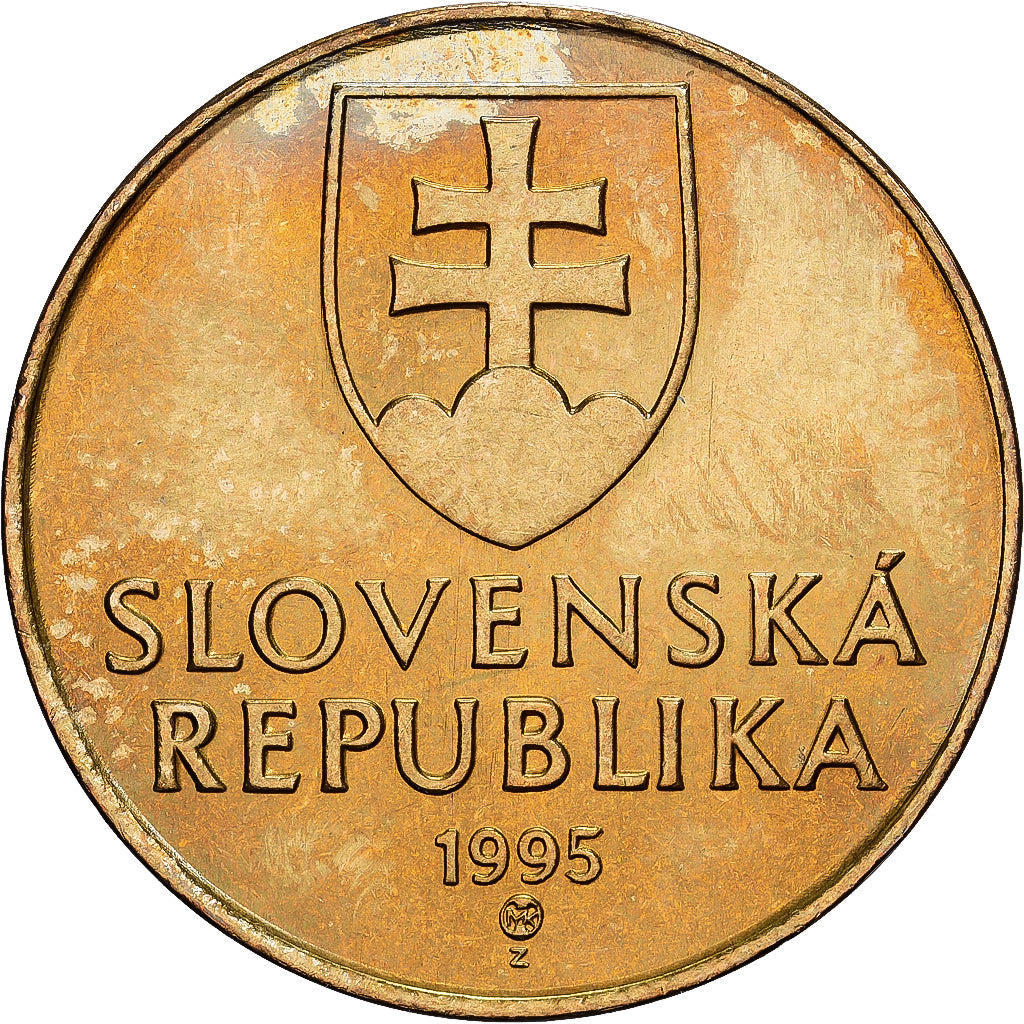 Slovakia, 10 Koruna, 1995, Aluminum-Bronze, AU(55-58), KM:11