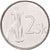 Eslovaquia, 2 Koruna, 2002, Níquel chapado en acero, EBC, KM:13