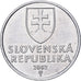 Slovakia, 20 Halierov, 2002, Aluminum, AU(55-58), KM:18