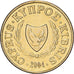 Cyprus, Cent, 2004, Nickel-brass, PR, KM:53.3