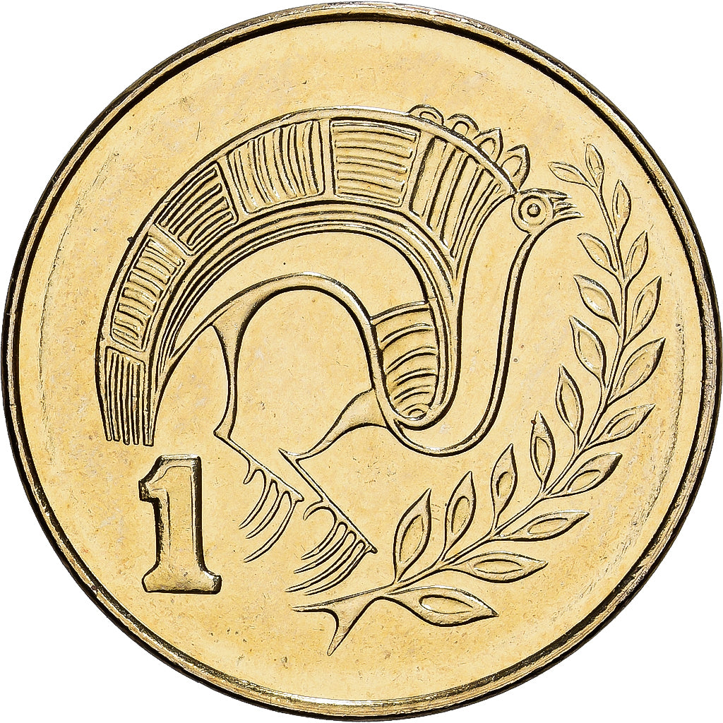 Cyprus, Cent, 2004, Nickel-brass, PR, KM:53.3