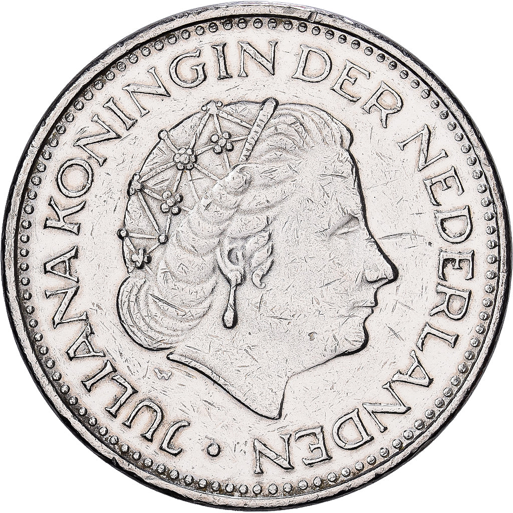 Netherlands, Juliana, Gulden, 1980, Nickel, EF(40-45), KM:184a