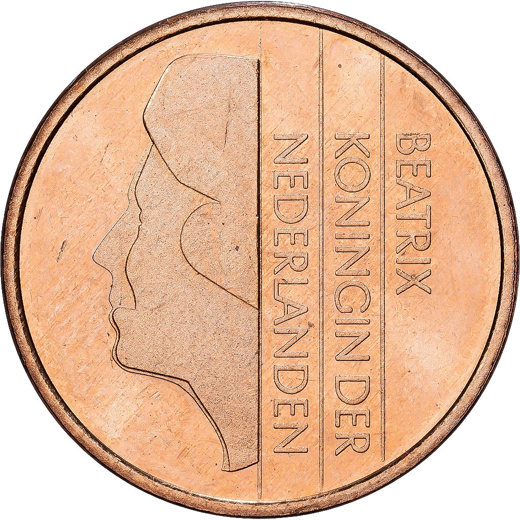Paesi Bassi, Beatrix, 5 Cents, 2001, FS, Bronzo, SPL, KM:202