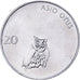 Slovénie, 20 Stotinov, 1993, Kremnica, Aluminium, SUP+, KM:8