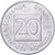 Slovénie, 20 Stotinov, 1993, Kremnica, Aluminium, SUP+, KM:8