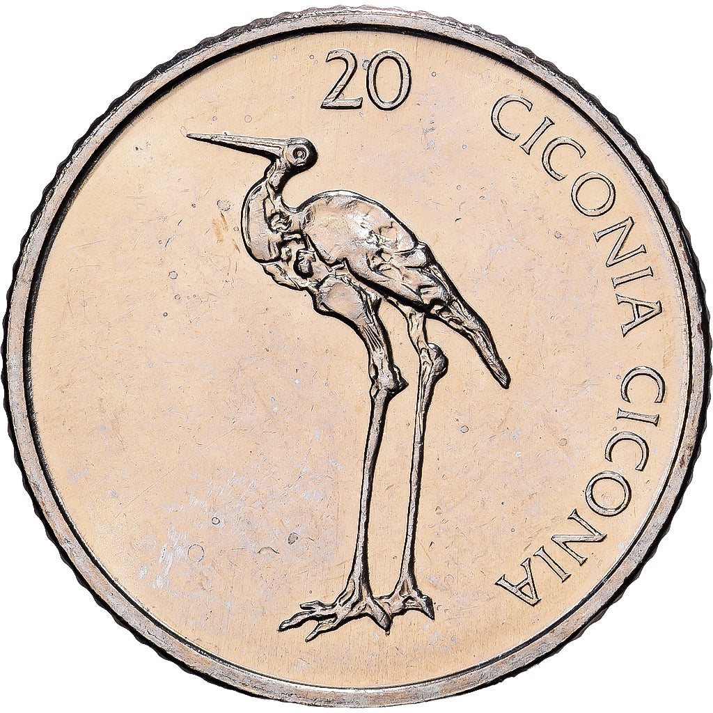 Slovenia, 20 Tolarjev, 2003, Kremnica, Copper-nickel, MS(60-62), KM:51