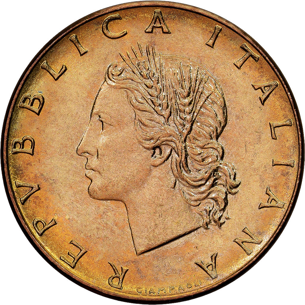 Itália, 20 Lire, 1979, Rome, Alumínio-Bronze, MS(60-62), KM:97.2