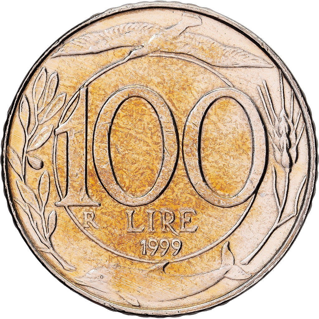 Italia, 100 Lire, 1999, Rome, Rame-nichel, SPL, KM:159