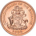 Bahamy, Elizabeth II, Cent, 1990, Miedź platerowana cynkiem, MS(60-62), KM:59a