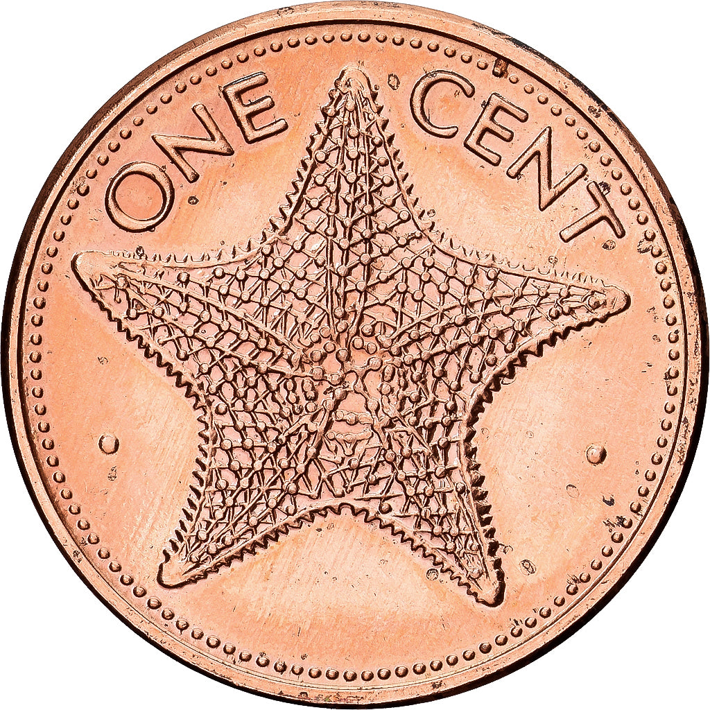Bahamy, Elizabeth II, Cent, 1990, Miedź platerowana cynkiem, MS(60-62), KM:59a