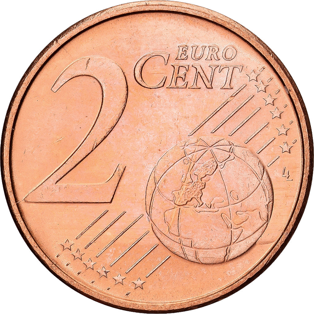 Países Bajos, Beatrix, 2 Euro Cent, 2000, Utrecht, Cobre chapado en acero