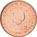 Países Bajos, Beatrix, 5 Euro Cent, 1999, Utrecht, Cobre chapado en acero
