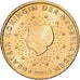 Países Bajos, Beatrix, 50 Euro Cent, 2001, Utrecht, Latón, EBC+, KM:239