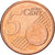 REPUBLIEK IERLAND, 5 Euro Cent, 2002, Sandyford, Copper Plated Steel, PR+, KM:34