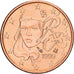 France, Euro Cent, 1999, Paris, Copper Plated Steel, MS(60-62), Gadoury:1