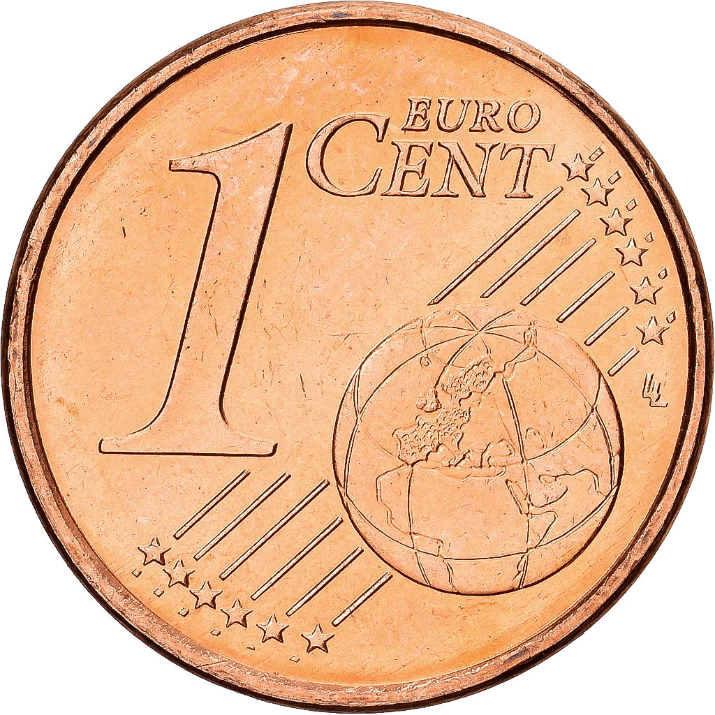 France, Euro Cent, 1999, Paris, Copper Plated Steel, MS(60-62), Gadoury:1