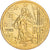 França, 50 Euro Cent, 2001, Paris, Latão, MS(60-62), Gadoury:6., KM:1287