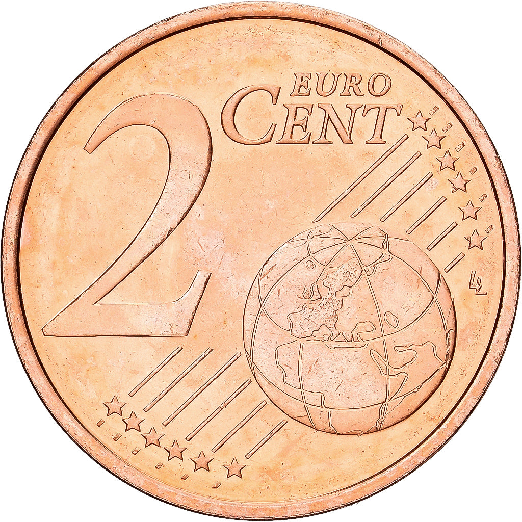 Słowenia, 2 Euro Cent, 2007, Miedź platerowana stalą, MS(60-62), KM:69