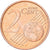 Słowenia, 2 Euro Cent, 2007, Miedź platerowana stalą, MS(60-62), KM:69