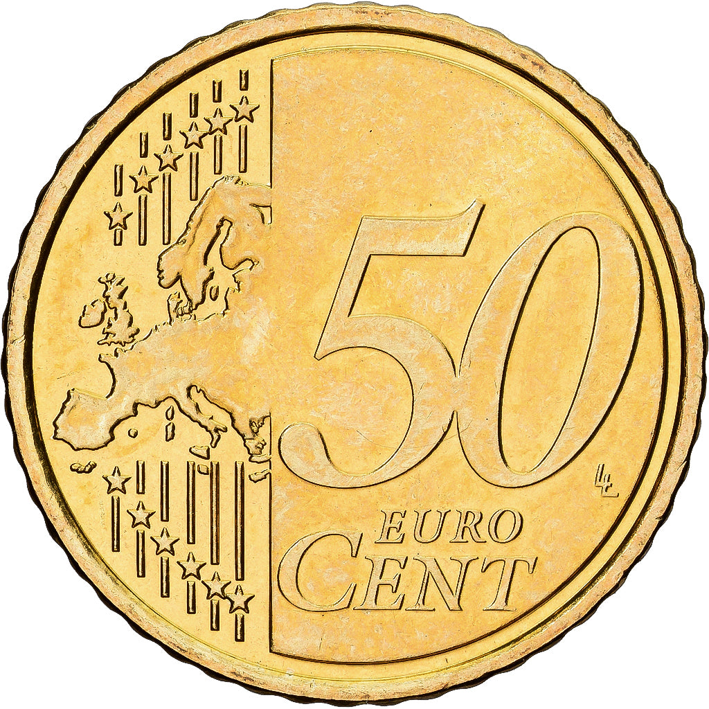Eslovenia, 50 Euro Cent, 2007, Latón, EBC+, KM:73