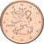 Finland, 5 Euro Cent, 1999, Vantaa, Copper Plated Steel, PR+, KM:100