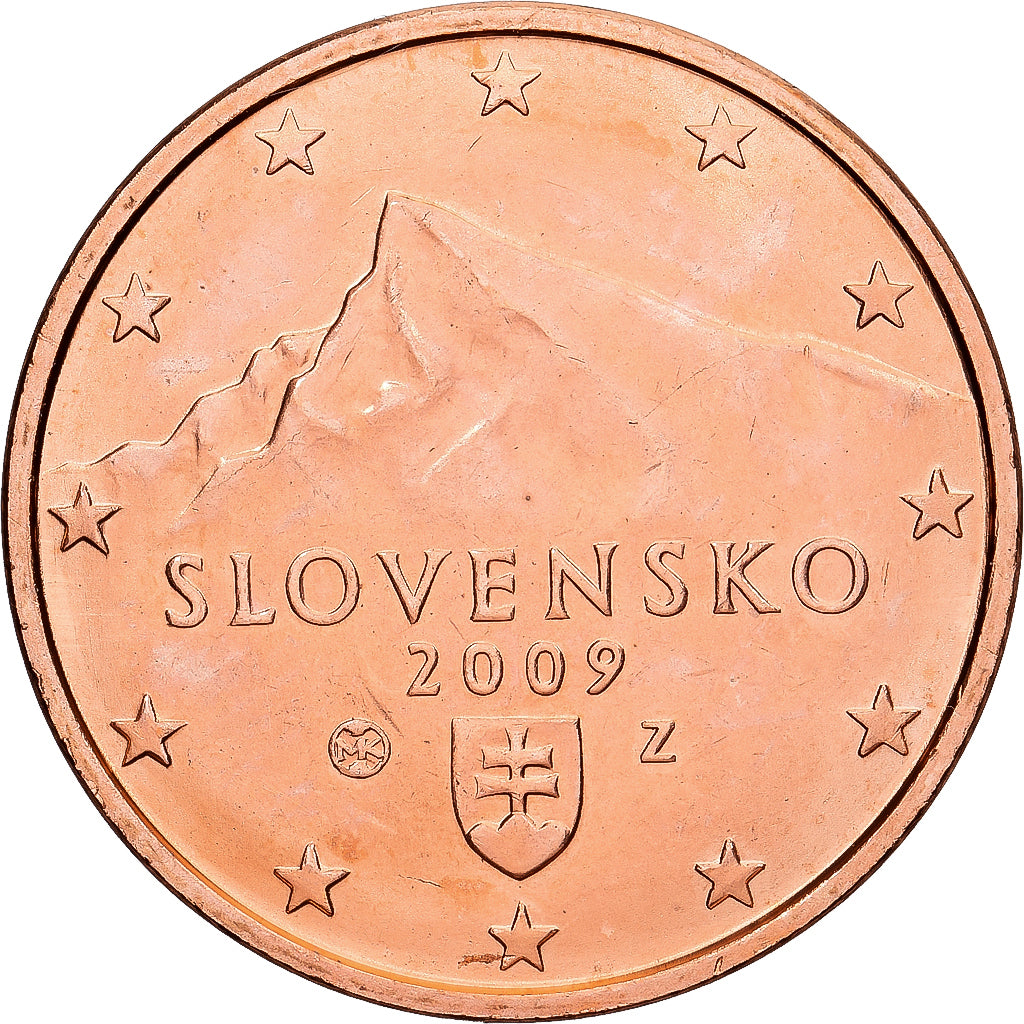 Slovaquie, 5 Euro Cent, 2009, Kremnica, Cuivre plaqué acier, SUP+, KM:97