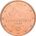 Slovaquie, 5 Euro Cent, 2009, Kremnica, Cuivre plaqué acier, SUP+, KM:97