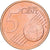 Slowakije, 5 Euro Cent, 2009, Kremnica, Copper Plated Steel, PR+, KM:97