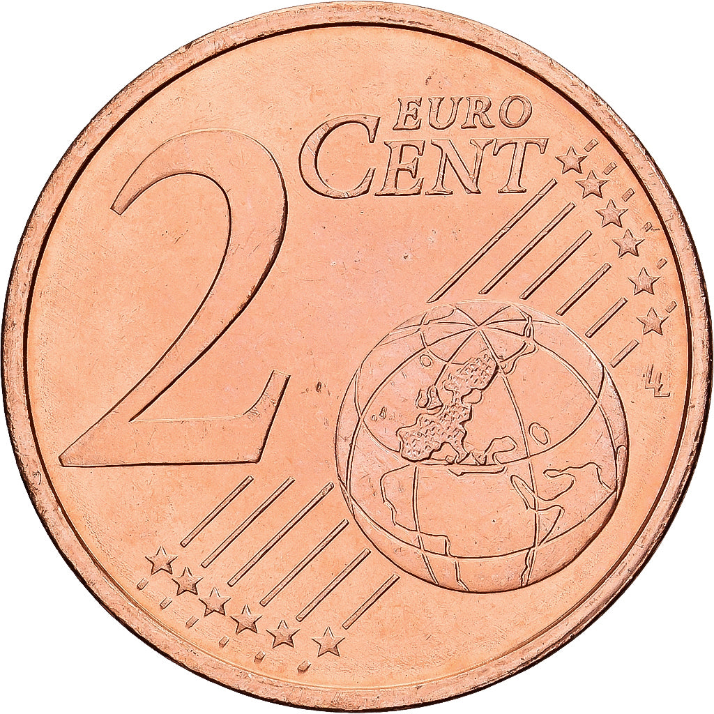 Malta, 2 Euro Cent, 2008, Paris, Miedź platerowana stalą, MS(60-62), KM:126