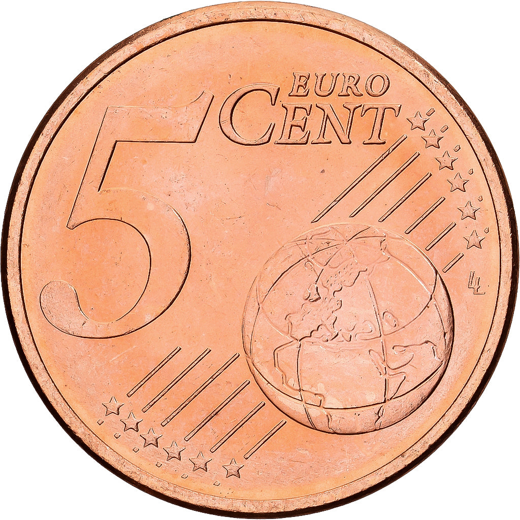 Malta, 5 Euro Cent, 2008, Paris, Cobre chapado en acero, EBC+, KM:127