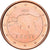 Estonia, Euro Cent, 2011, Vantaa, Cobre chapado en acero, EBC+, KM:61