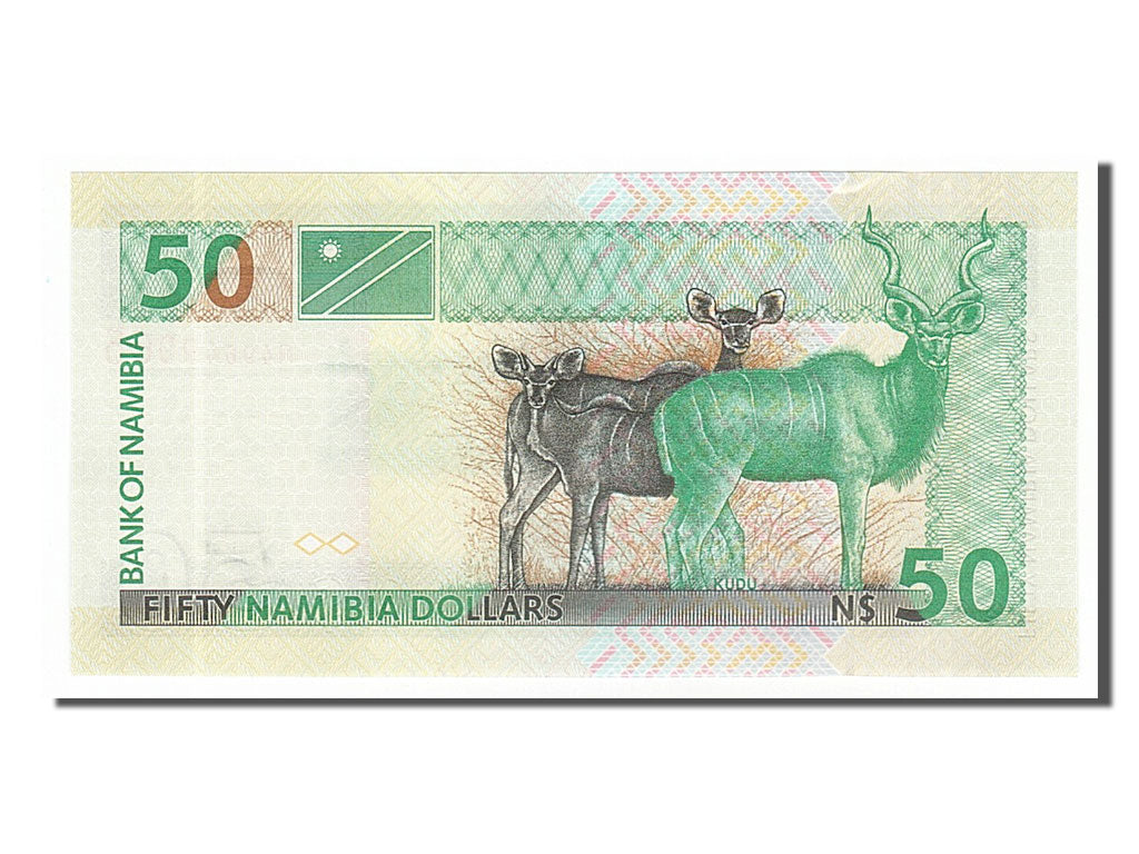 Geldschein, Namibia, 50 Namibia dollars, 2003, UNZ