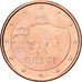 Estonia, 5 Euro Cent, 2011, Vantaa, Cobre chapado en acero, EBC+, KM:63