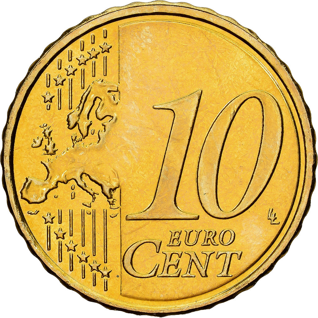 Estonia, 10 Euro Cent, 2011, Vantaa, Latón, EBC+, KM:64