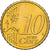 Estonia, 10 Euro Cent, 2011, Vantaa, Latón, EBC+, KM:64
