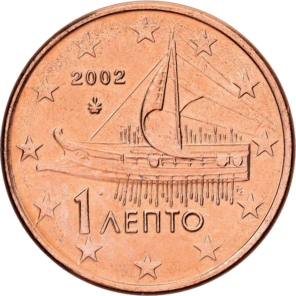 Griechenland, Euro Cent, 2002, Athens, Copper Plated Steel, VZ+, KM:181