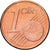 Grécia, Euro Cent, 2002, Athens, Aço Cromado a Cobre, MS(60-62), KM:181