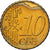 Grécia, 10 Euro Cent, 2002, Athens, Latão, MS(60-62), KM:184