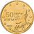 Grécia, 50 Euro Cent, 2002, Athens, Latão, MS(60-62), KM:186