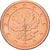 GERMANIA - REPUBBLICA FEDERALE, Euro Cent, 2002, Hambourg, Acciaio placcato