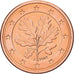 Federal Republic of Germany, Euro Cent, 2002, Hambourg, Copper Plated Steel
