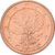 GERMANIA - REPUBBLICA FEDERALE, 5 Euro Cent, 2002, Hambourg, Acciaio placcato