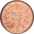 Portugal, Euro Cent, 2002, Lisbon, Cobre chapado en acero, EBC+, KM:740