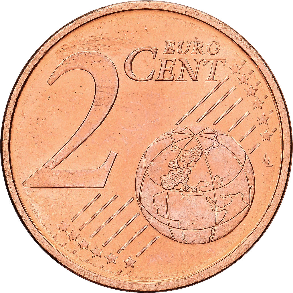 Portugal, 2 Euro Cent, 2002, Lisbon, Copper Plated Steel, MS(60-62), KM:741