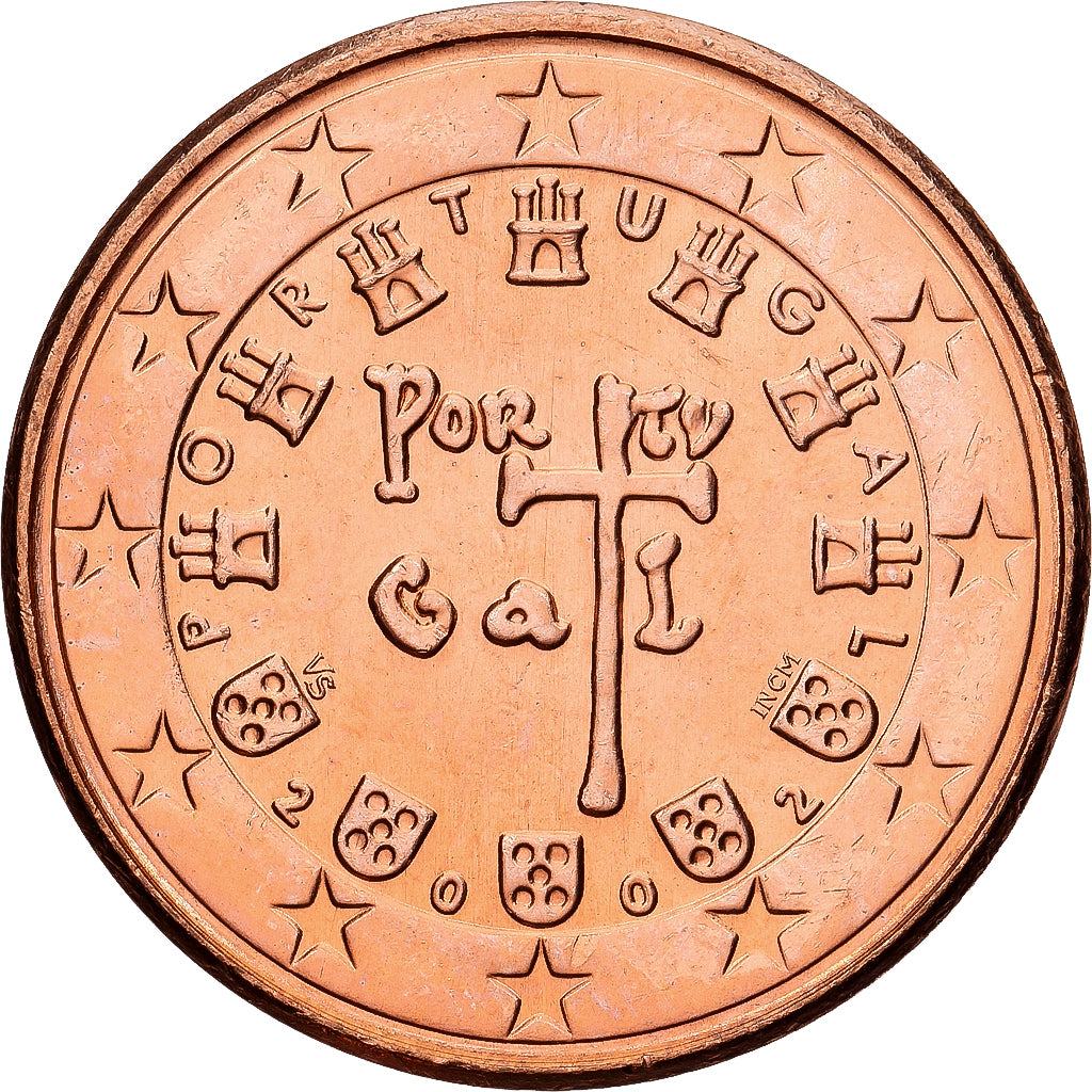 Portugal, 5 Euro Cent, 2002, Lisbonne, Cuivre plaqué acier, SUP+, KM:742