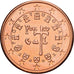 Portugal, 5 Euro Cent, 2002, Lisbonne, Cuivre plaqué acier, SUP+, KM:742
