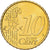 Portugal, 10 Euro Cent, 2002, Lisbon, Latón, EBC+, KM:743