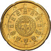 Portugal, 20 Euro Cent, 2002, Lisbon, Messing, VZ+, KM:744