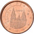 España, Juan Carlos I, Euro Cent, 1999, Madrid, Cobre chapado en acero, EBC+