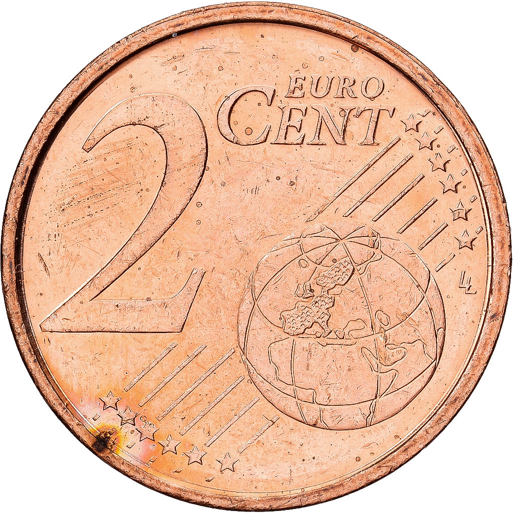 Espagne, Juan Carlos I, 2 Euro Cent, 1999, Madrid, Cuivre plaqué acier, SUP+